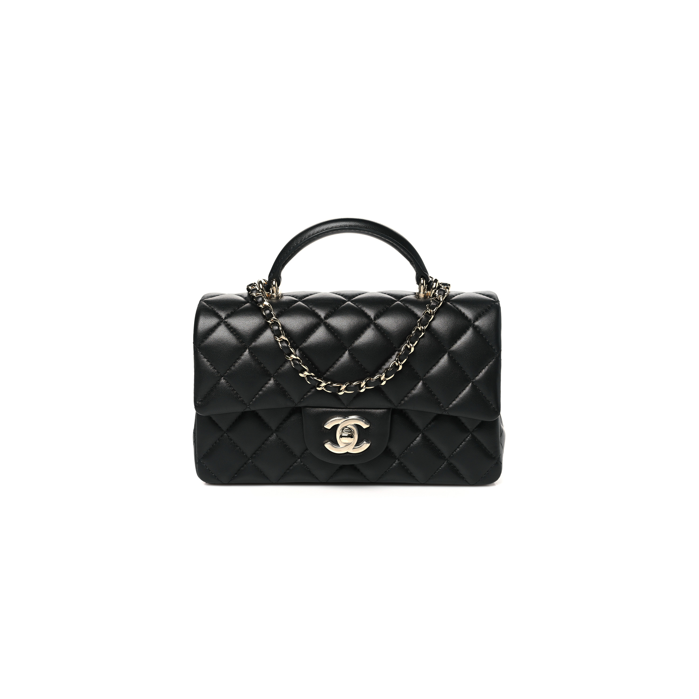 CHANEL MINI TOP HANDLE FLAP 1643772 (20*13*6cm)